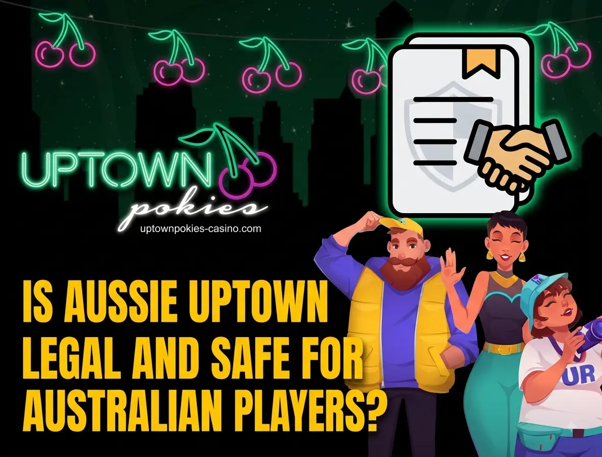 Uptown Pokies license document ensuring legal and safe gaming for players.